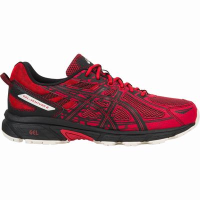 Asics Gel-Venture 6 - Miesten Polkujuoksukengät - Mustat/Valkoinen